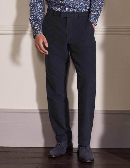 Boden vêtements marine Hommes pantalon en moleskine lothbury LB2X3608