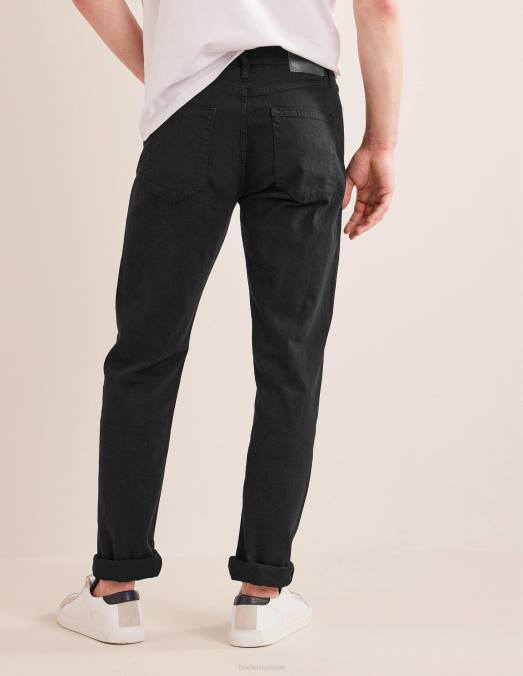 Boden vêtements noir Hommes pantalon 5 poches teint en pièce LB2X3564