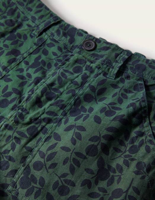 Boden vêtements feuillage de Castleton Hommes short facile en lin mélangé LB2X3576