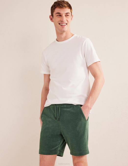 Boden vêtements feuille de palmier Hommes short en tissu éponge à cordon coulissant LB2X3528