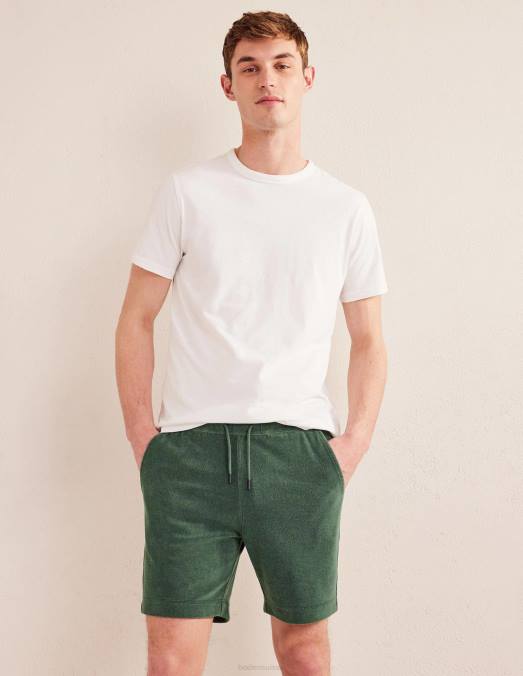 Boden vêtements feuille de palmier Hommes short en tissu éponge à cordon coulissant LB2X3528