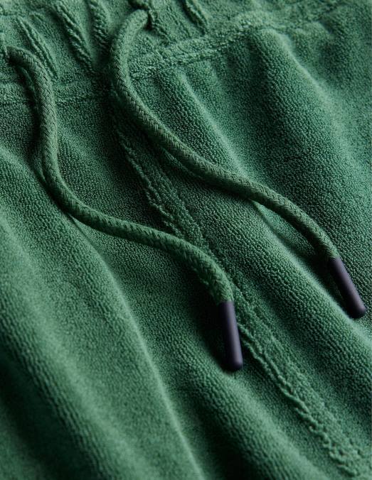 Boden vêtements feuille de palmier Hommes short en tissu éponge à cordon coulissant LB2X3528