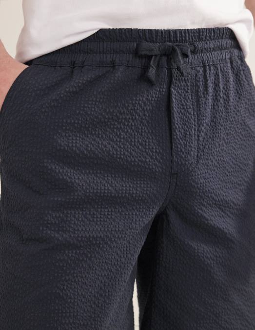 Boden vêtements marine Hommes short à motifs LB2X3499