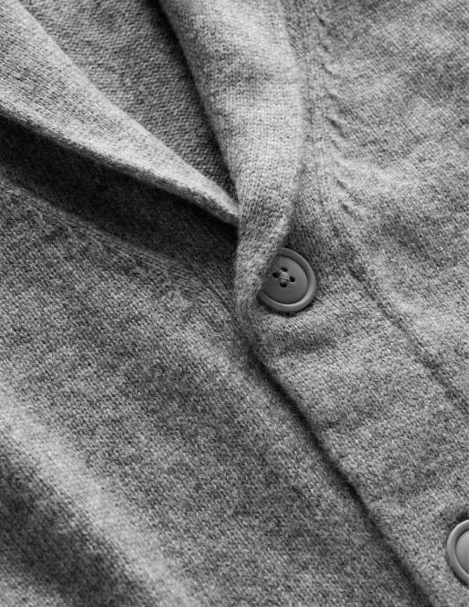 Boden vêtements mélange gris clair Hommes cardigan à col châle LB2X3509