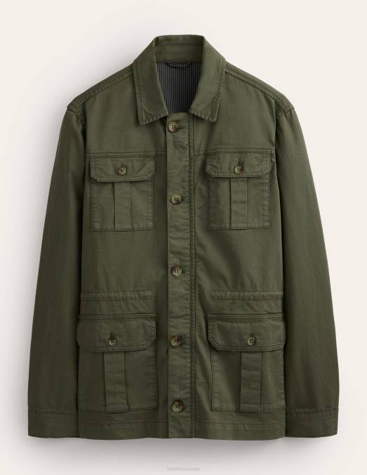 Boden vêtements alligator vert Hommes saharienne LB2X3546