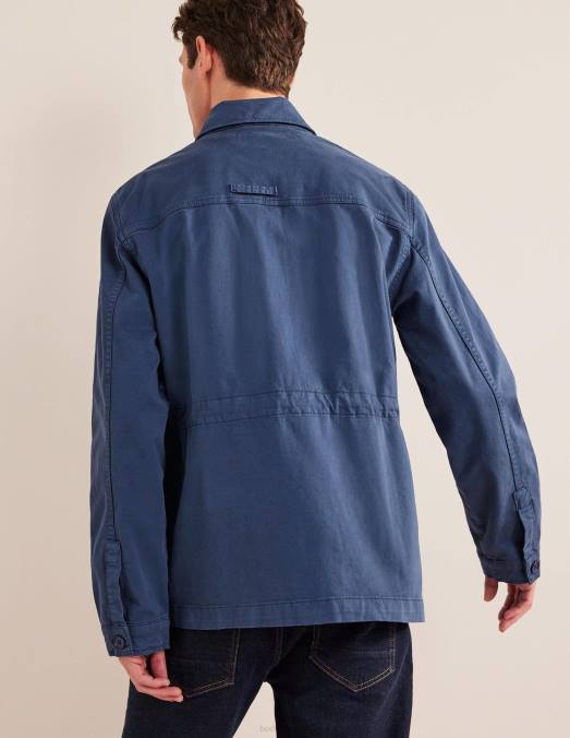 Boden vêtements marine blanchie Hommes saharienne LB2X3507