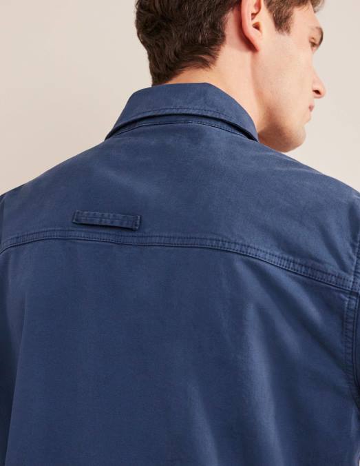 Boden vêtements marine blanchie Hommes saharienne LB2X3507