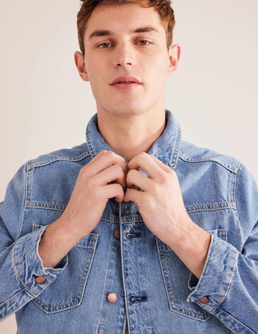 Boden vêtements milieu de lavage Hommes camionneur en jean LB2X3521